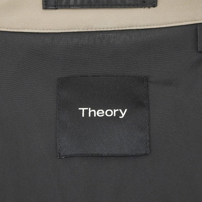 Theory セオリー 美品 フェザー プレシジョン ポンチ スナップ オーバー シャツ ブルゾン ジャケット メンズ ベージュ M 25年 ジャケット M