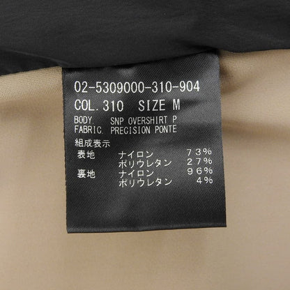 Theory セオリー 美品 フェザー プレシジョン ポンチ スナップ オーバー シャツ ブルゾン ジャケット メンズ ベージュ M 25年 ジャケット M