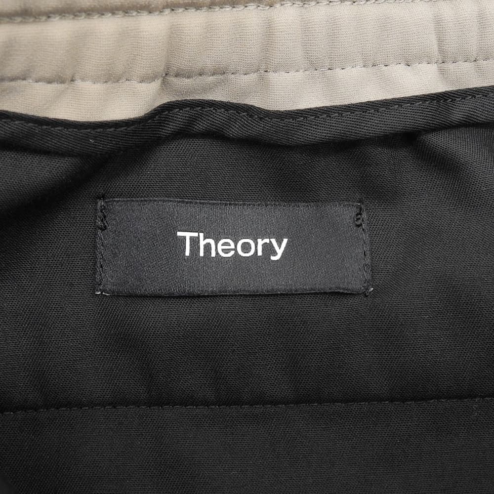Theory セオリー 美品 フェザー プレシジョン ポンチ カーティス ドローストリング パンツ ボトムス メンズ ベージュ 32 25年 ボトムス 32