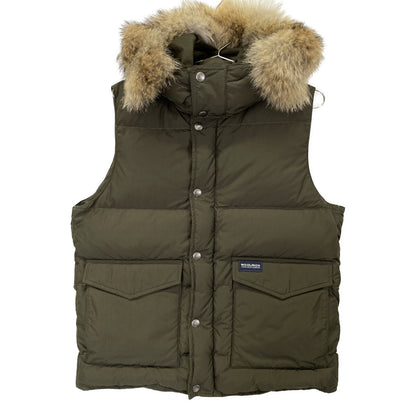 WOOLRICH ウールリッチ 1602163 ｶｰｷ ｺﾖｰﾃﾌｧｰ ﾀﾞｳﾝﾍﾞｽﾄ ベスト XS