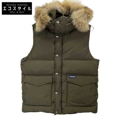 WOOLRICH ウールリッチ 1602163 ｶｰｷ ｺﾖｰﾃﾌｧｰ ﾀﾞｳﾝﾍﾞｽﾄ ベスト XS