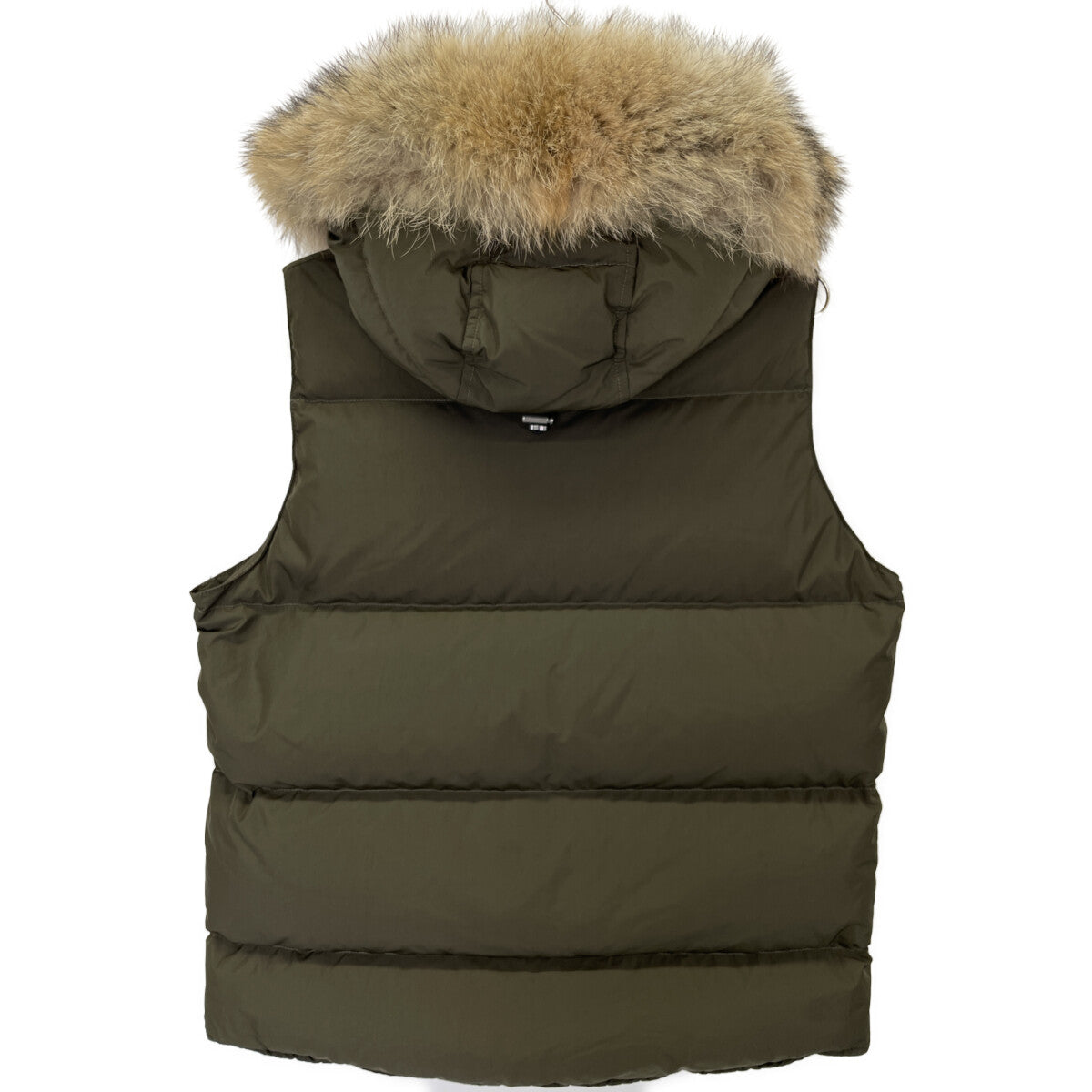 WOOLRICH ウールリッチ 1602163 ｶｰｷ ｺﾖｰﾃﾌｧｰ ﾀﾞｳﾝﾍﾞｽﾄ ベスト XS