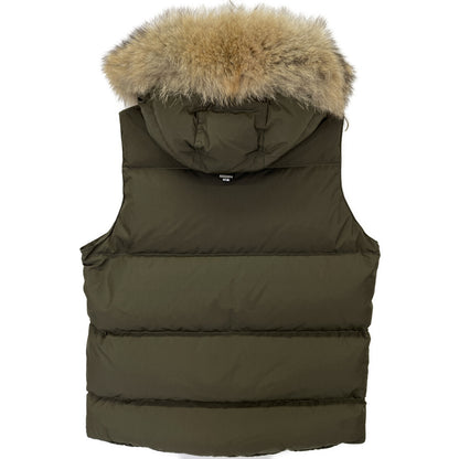 WOOLRICH ウールリッチ 1602163 ｶｰｷ ｺﾖｰﾃﾌｧｰ ﾀﾞｳﾝﾍﾞｽﾄ ベスト XS