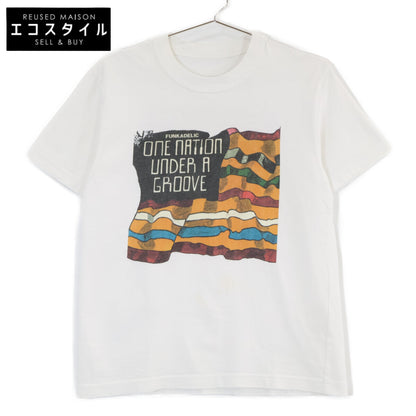 sacai サカイ 20-0104S ﾎﾜｲﾄ ｺｯﾄﾝ FUNKADELIC Tｼｬﾂ トップス 0