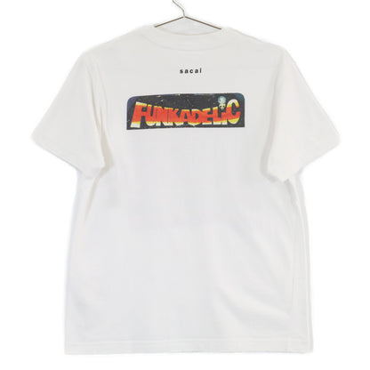 sacai サカイ 20-0104S ﾎﾜｲﾄ ｺｯﾄﾝ FUNKADELIC Tｼｬﾂ トップス 0