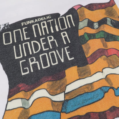 sacai サカイ 20-0104S ﾎﾜｲﾄ ｺｯﾄﾝ FUNKADELIC Tｼｬﾂ トップス 0