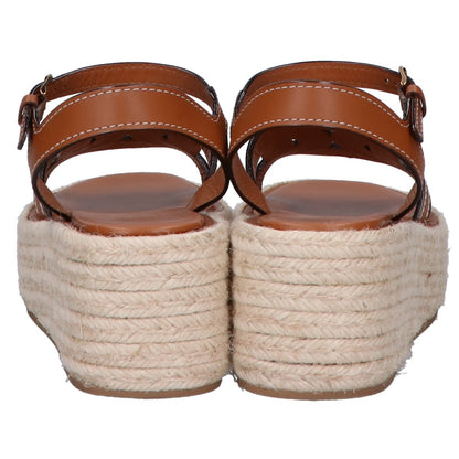 TOD'S トッズ 美品 XXW17L0IJ00MIDS410 厚底 ロゴ ケイト ウェッジサンダル サンダル 36