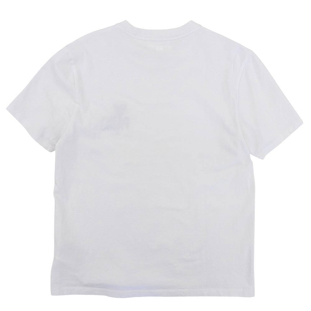 AMI PARIS アミパリス 美品 PARIS ADC TSHIRT BRANC Tシャツ トップス レディース 白 ホワイト L トップス L