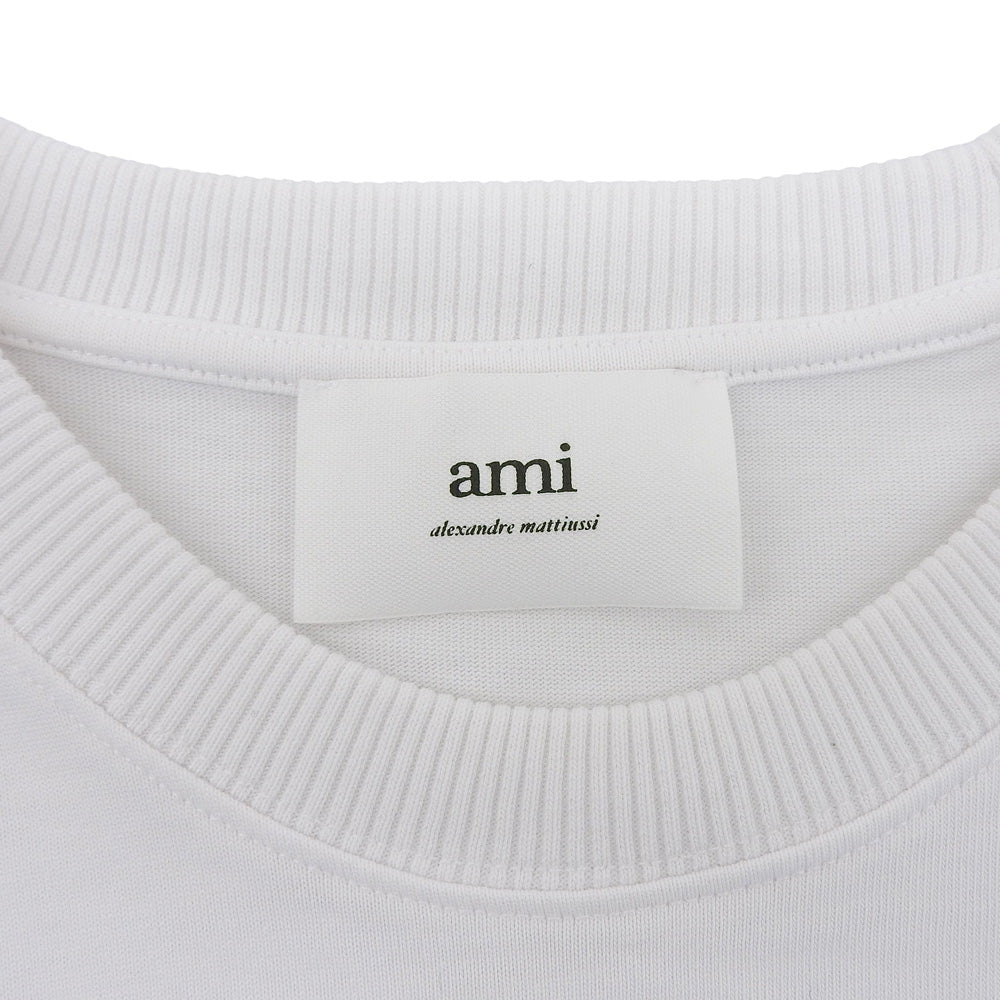 AMI PARIS アミパリス 美品 PARIS ADC TSHIRT BRANC Tシャツ トップス レディース 白 ホワイト L トップス L