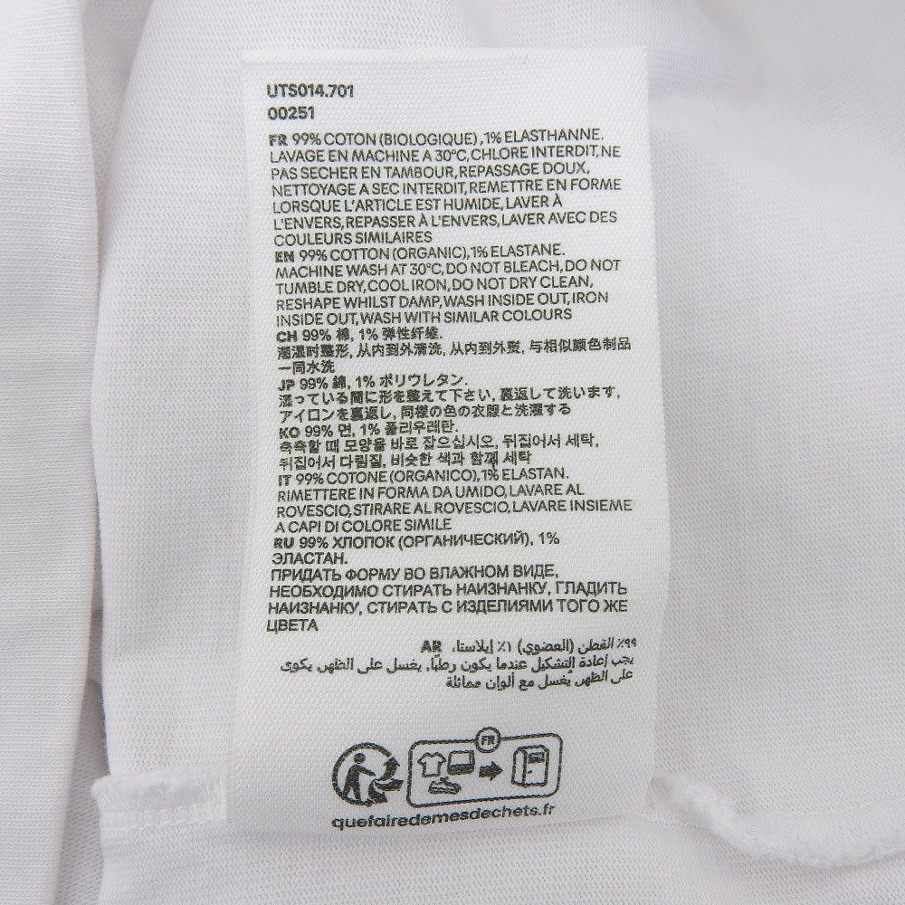 AMI PARIS アミパリス 美品 PARIS ADC TSHIRT BRANC Tシャツ トップス レディース 白 ホワイト L トップス L