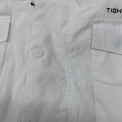 TIGHTBOOTH タイトブース ﾎﾜｲﾄ ﾎﾟﾘｺｯﾄﾝ ｵｰﾊﾞｰｻｲｽﾞ ﾅｲﾛﾝｼﾞｬｹｯﾄ ジャケット L
