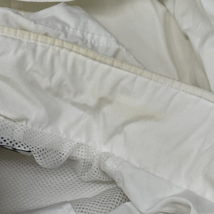 TIGHTBOOTH タイトブース ﾎﾜｲﾄ ﾎﾟﾘｺｯﾄﾝ ｵｰﾊﾞｰｻｲｽﾞ ﾅｲﾛﾝｼﾞｬｹｯﾄ ジャケット L