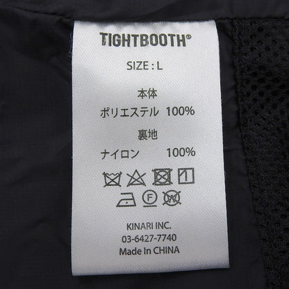 TIGHTBOOTH タイトブース ポリエステル×ナイロン オーバーサイズ フーディ ジャケット メンズ ブラック L 24AW ジャケット L