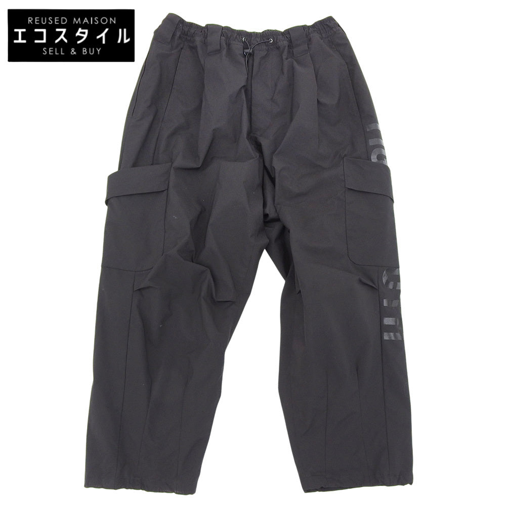 TIGHTBOOTH タイトブース 美品 ポリエステル オーバーサイズ ナイロン パンツ ボトムス メンズ ブラック L 24AW ボトムス L