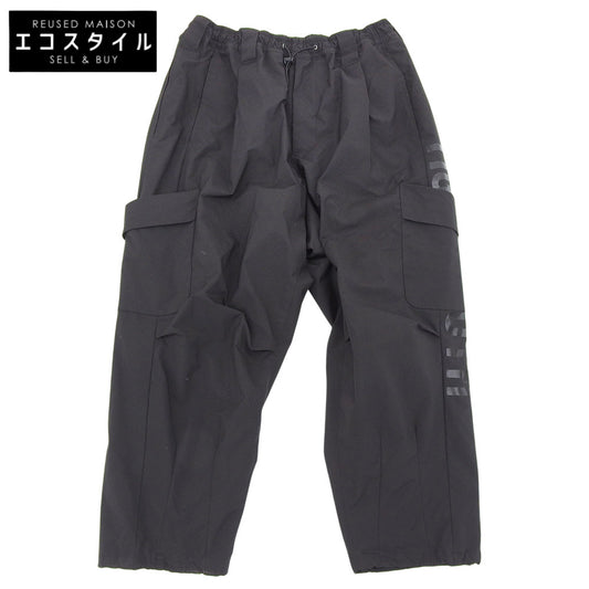 TIGHTBOOTH タイトブース 美品 ポリエステル オーバーサイズ ナイロン パンツ ボトムス メンズ ブラック L 24AW ボトムス L