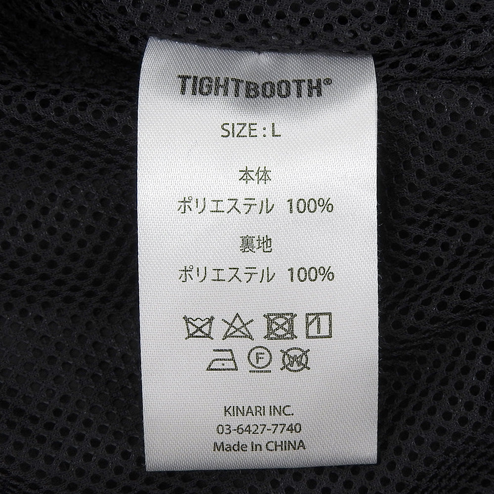 TIGHTBOOTH タイトブース 美品 ポリエステル オーバーサイズ ナイロン パンツ ボトムス メンズ ブラック L 24AW ボトムス L