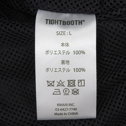 TIGHTBOOTH タイトブース 美品 ポリエステル オーバーサイズ ナイロン パンツ ボトムス メンズ ブラック L 24AW ボトムス L