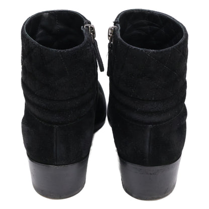 CHANEL シャネル 15A G31040 ココマーク スエード ショート シューズ 36 1/2