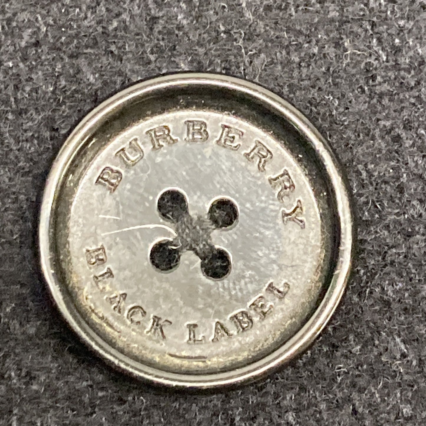 BURBERRY BLACK LABEL バーバリーブラックレーベル D1F70-213-28 ﾈｲﾋﾞｰ ｳｰﾙ Pｺｰﾄ コート M