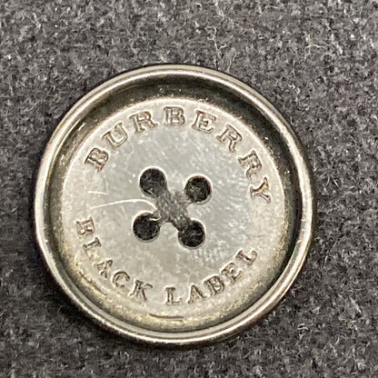 BURBERRY BLACK LABEL バーバリーブラックレーベル D1F70-213-28 ﾈｲﾋﾞｰ ｳｰﾙ Pｺｰﾄ コート M