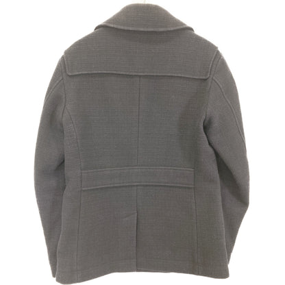 BURBERRY BLACK LABEL バーバリーブラックレーベル D1F70-213-28 ﾈｲﾋﾞｰ ｳｰﾙ Pｺｰﾄ コート M