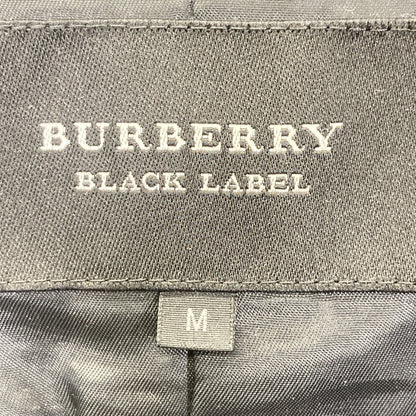 BURBERRY BLACK LABEL バーバリーブラックレーベル D1F70-213-28 ﾈｲﾋﾞｰ ｳｰﾙ Pｺｰﾄ コート M