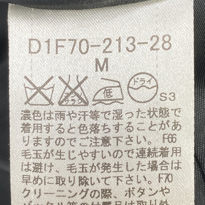 BURBERRY BLACK LABEL バーバリーブラックレーベル D1F70-213-28 ﾈｲﾋﾞｰ ｳｰﾙ Pｺｰﾄ コート M