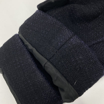 BURBERRY BLACK LABEL バーバリーブラックレーベル D1F70-213-28 ﾈｲﾋﾞｰ ｳｰﾙ Pｺｰﾄ コート M