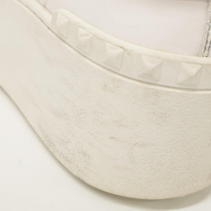 Valentino Garavani ヴァレンティノガラヴァーニ ロックスタッズ アンタイトルド フラットフォーム カーフスキン スニーカー シューズ 36 1/2