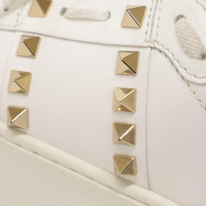 Valentino Garavani ヴァレンティノガラヴァーニ ロックスタッズ アンタイトルド フラットフォーム カーフスキン スニーカー シューズ 36 1/2