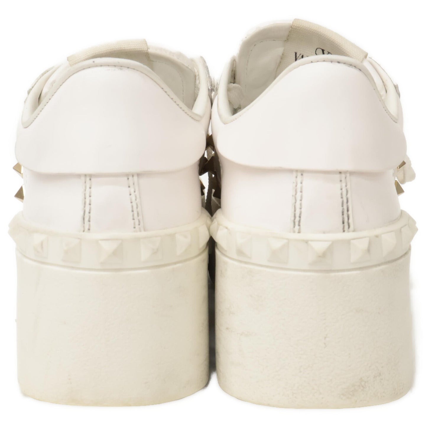 Valentino Garavani ヴァレンティノガラヴァーニ ロックスタッズ アンタイトルド フラットフォーム カーフスキン スニーカー シューズ 36 1/2