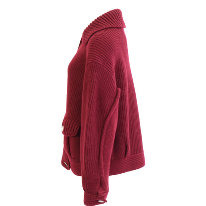 CHANEL シャネル 美品 25C P78714K11370 カシミヤ100 ココマークボタン ニット ジャケット 36