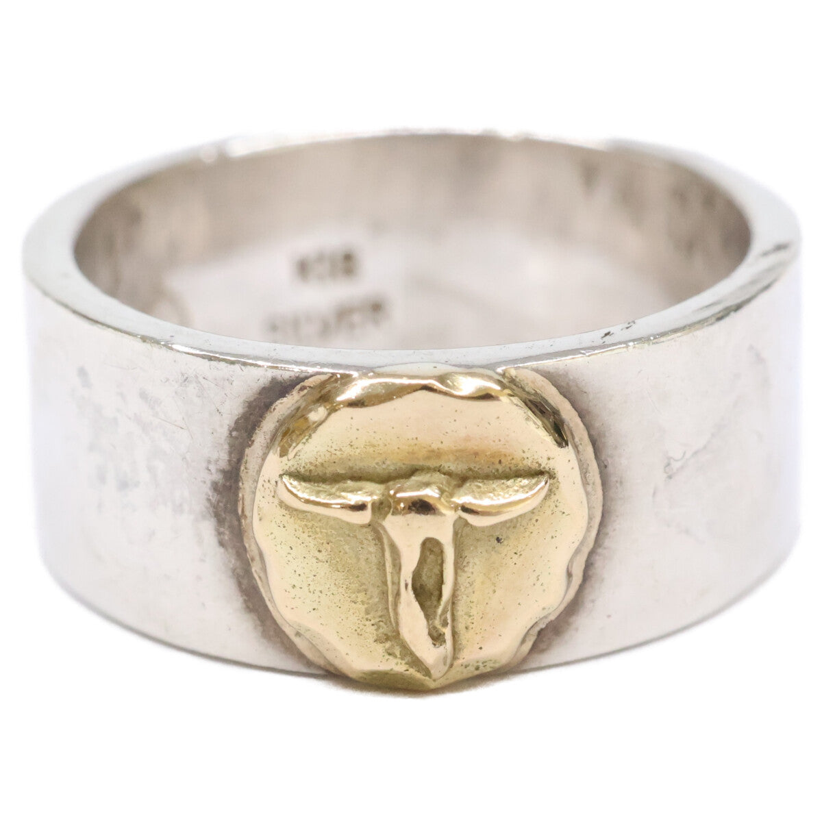 TADY&KING タディ＆キング K18 SILVER ロングホーン 平打ち リング 指輪