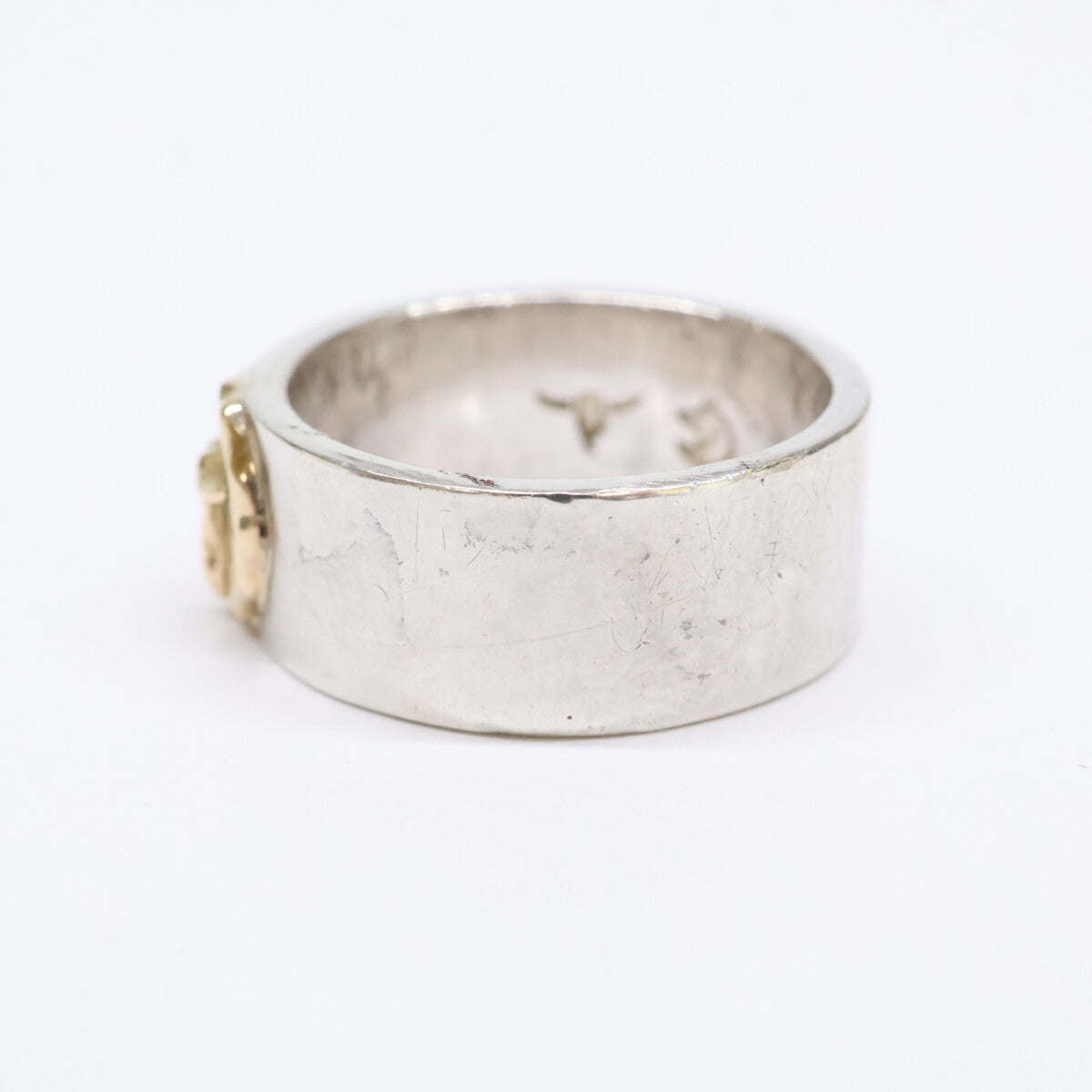 TADY&KING タディ＆キング K18 SILVER ロングホーン 平打ち リング 指輪