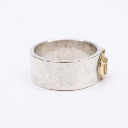 TADY&KING タディ＆キング K18 SILVER ロングホーン 平打ち リング 指輪