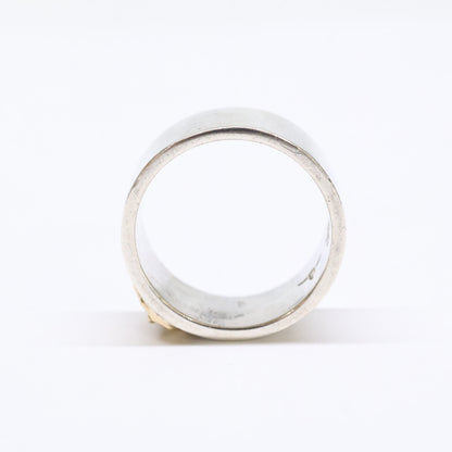 TADY&KING タディ＆キング K18 SILVER ロングホーン 平打ち リング 指輪