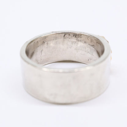 TADY&KING タディ＆キング K18 SILVER ロングホーン 平打ち リング 指輪