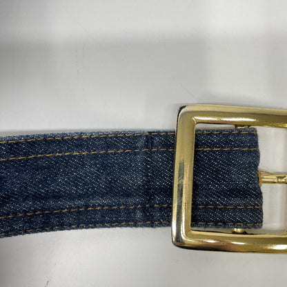 D&G ディーアンドジー ｲﾝﾃﾞｨｺﾞ ﾃﾞﾆﾑ ｺﾞｰﾙﾄﾞ金具 ｲﾀﾘｱ製 ﾄﾚﾝﾁｺｰﾄ コート S