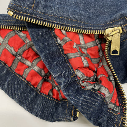 D&G ディーアンドジー ｲﾝﾃﾞｨｺﾞ ﾃﾞﾆﾑ ｺﾞｰﾙﾄﾞ金具 ｲﾀﾘｱ製 ﾄﾚﾝﾁｺｰﾄ コート S