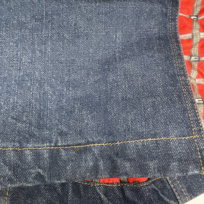 D&G ディーアンドジー ｲﾝﾃﾞｨｺﾞ ﾃﾞﾆﾑ ｺﾞｰﾙﾄﾞ金具 ｲﾀﾘｱ製 ﾄﾚﾝﾁｺｰﾄ コート S