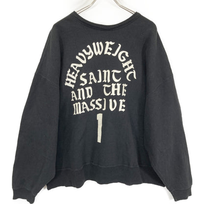 SAINT MICHAEL セントマイケル SM-YS1-0000-028ﾌﾞﾗｯｸﾄﾚｰﾅｰ トップス XXL