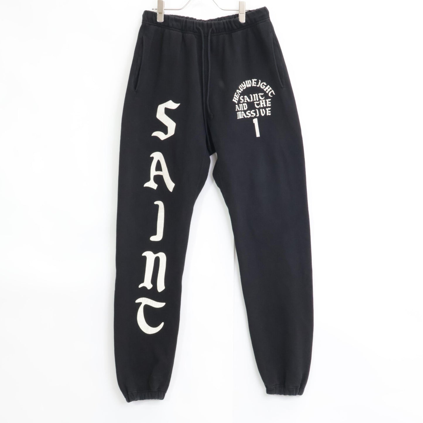 SAINT MICHAEL セントマイケル SM-YS1-0000-049 ﾌﾞﾗｯｸｽｳｪｯﾄﾊﾟﾝﾂ ボトムス M