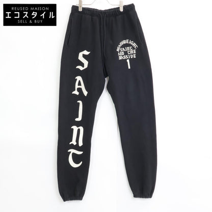 SAINT MICHAEL セントマイケル SM-YS1-0000-049 ﾌﾞﾗｯｸｽｳｪｯﾄﾊﾟﾝﾂ ボトムス M