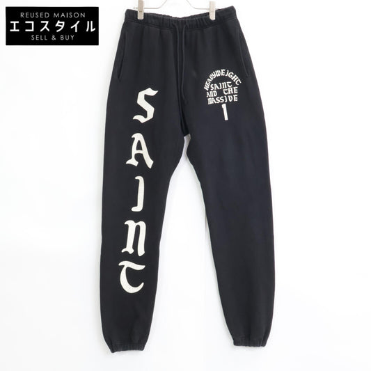 SAINT MICHAEL セントマイケル SM-YS1-0000-049 ﾌﾞﾗｯｸｽｳｪｯﾄﾊﾟﾝﾂ ボトムス M