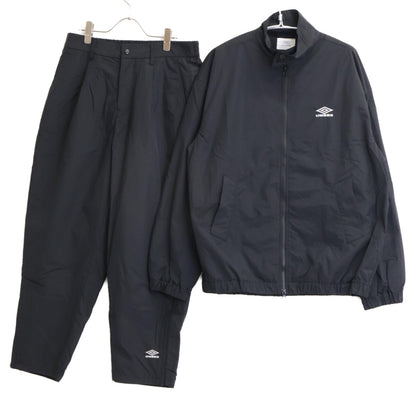 UMBRO アンブロ ×19SO ﾌﾞﾗｯｸ ﾅｲﾛﾝ ｼﾞｬｹｯﾄ ﾊﾟﾝﾂ ｾｯﾄｱｯﾌﾟ L