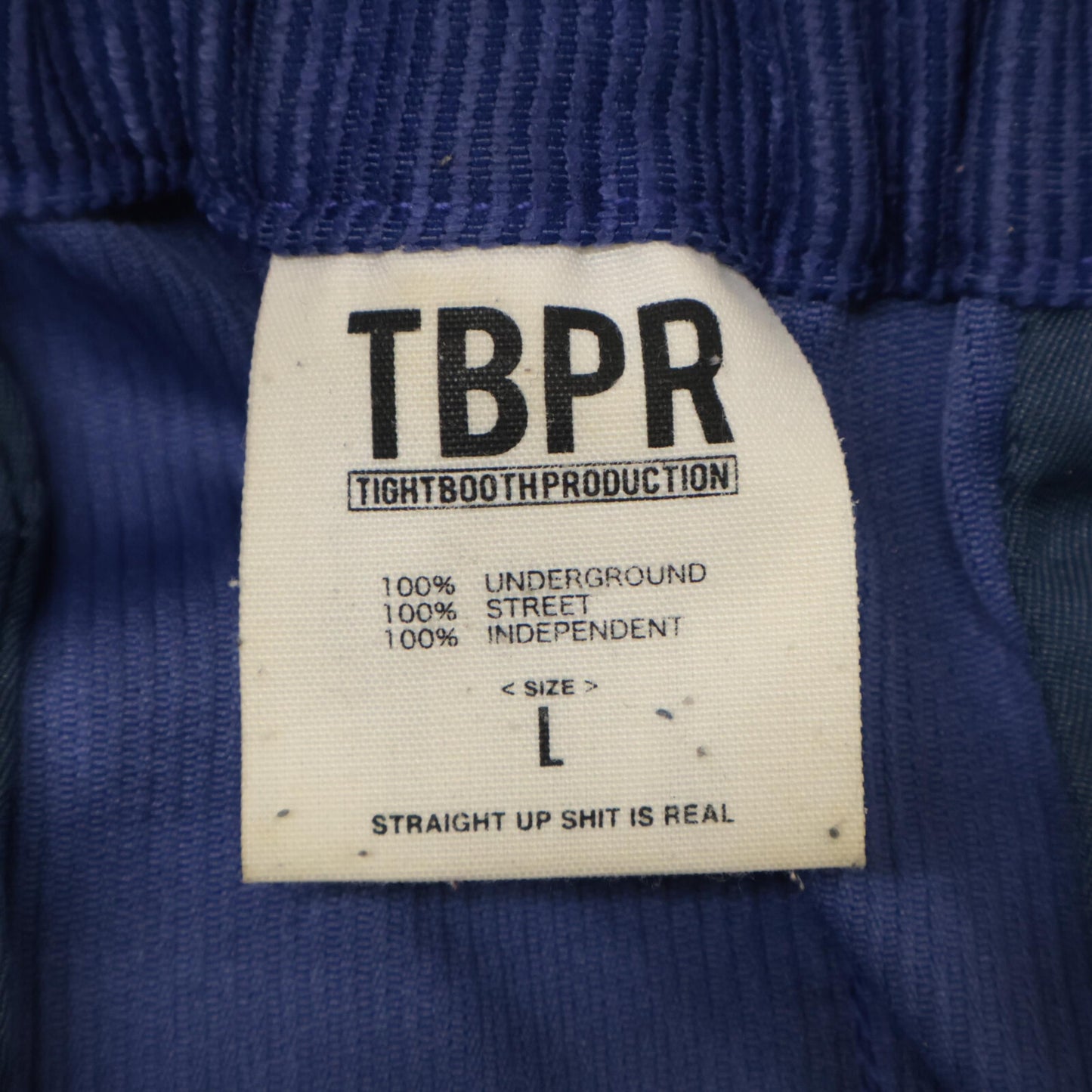 TIGHTBOOTH タイトブース ﾊﾟｰﾌﾟﾙ ｺｰﾃﾞｭﾛｲ ﾊﾞｷﾞｰﾊﾟﾝﾂ ボトムス L