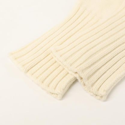 Alexander McQueen アレキサンダーマックイーン 626454 ｱｲﾎﾞﾘｰ ｸﾞﾗﾌｨｯﾄ ﾛｺﾞ ﾆｯﾄ トップス Ｍ