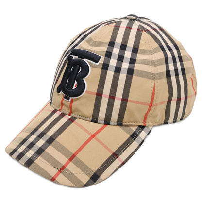 BURBERRY バーバリー 8068032 ノヴァチェック TBロゴ ベースボールキャップ 帽子 L