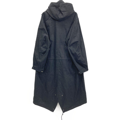 Yohji Yamamoto POUR HOMME ヨウジヤマモトプールオム 22SS HG-C12-056 ﾌﾞﾗｯｸ ﾓｯｽﾞｺｰﾄ コート 2