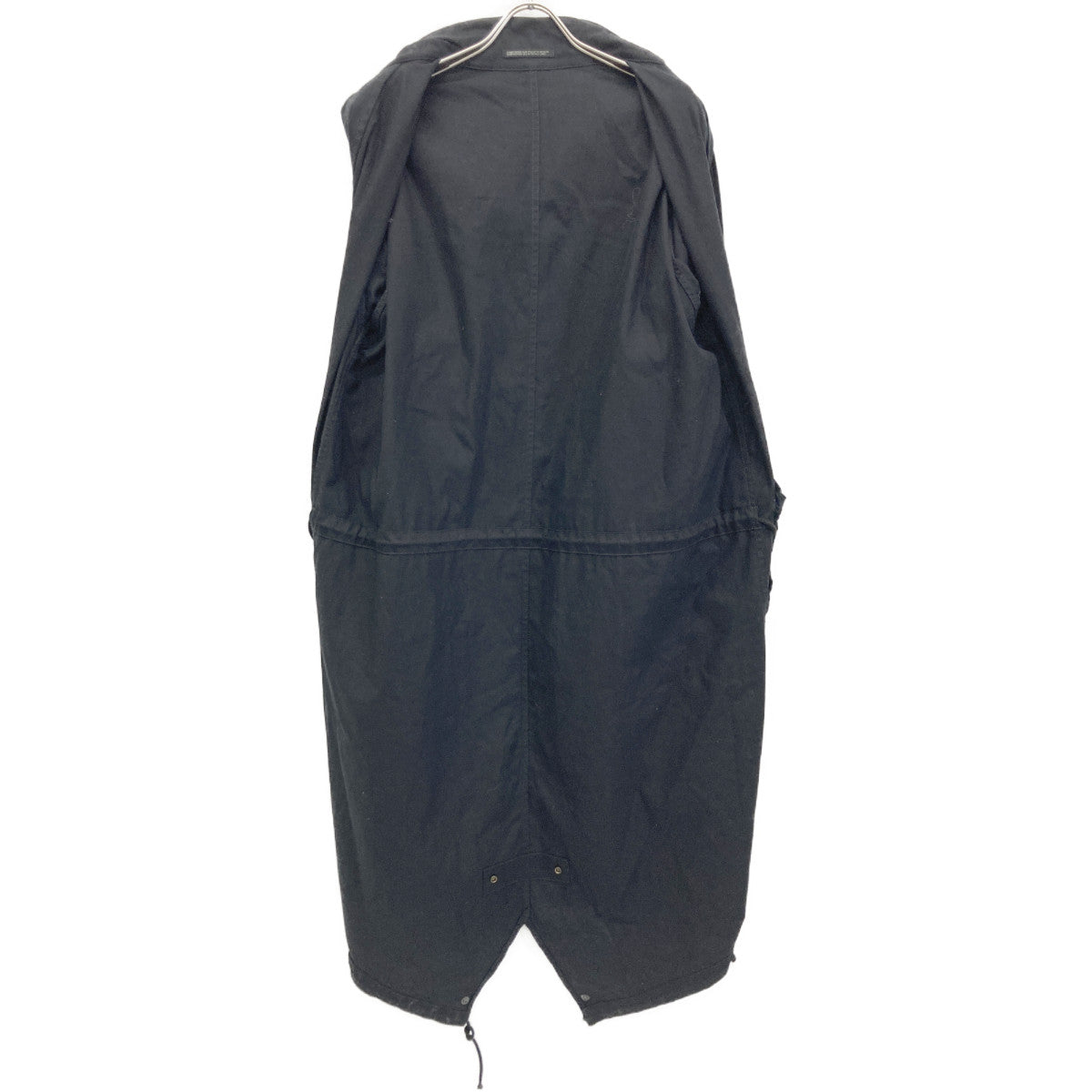 Yohji Yamamoto POUR HOMME ヨウジヤマモトプールオム 22SS HG-C12-056 ﾌﾞﾗｯｸ ﾓｯｽﾞｺｰﾄ コート 2